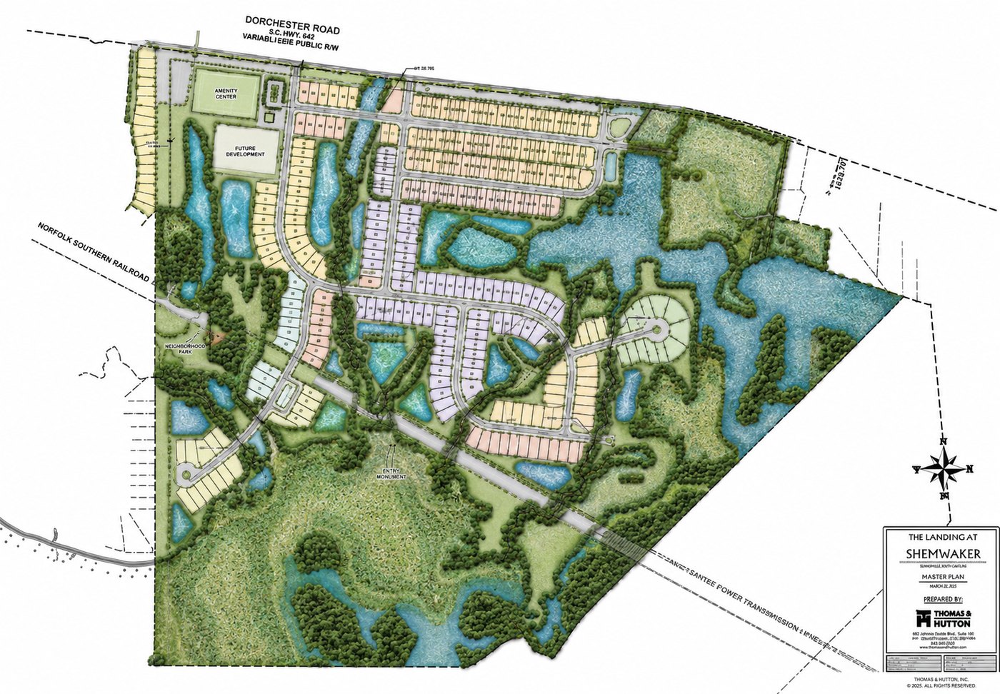 Limehouse Farms residential land site plan &mdash; Dorchester County, SC