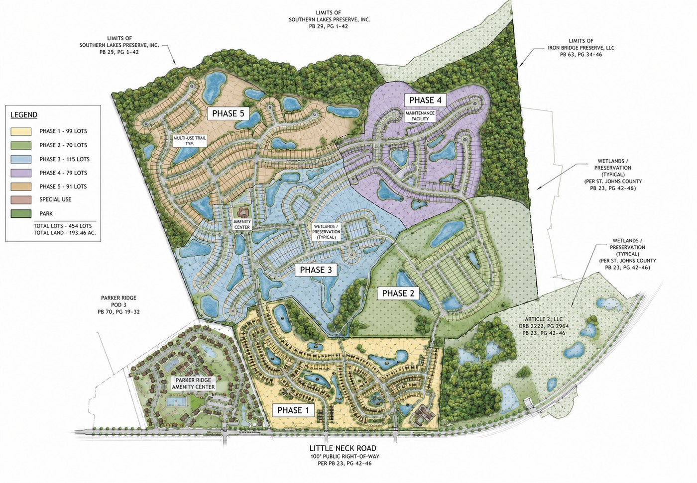 New Hampstead residential land site plan &mdash; Chatham County, GA